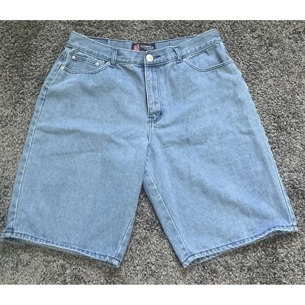 Vintage Men's Size 36 Cambridge Classic Denim Shorts, Medium Wash